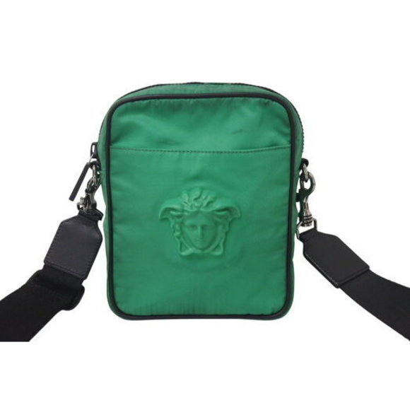 Versace Medusa black Bag green Shoulder body - Picture 1 of 8